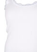 Topp med spetskant, Vit, Packshot image number 2