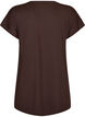L&aring;ng tr&auml;nings-t-shirt, Brun, Packshot image number 1
