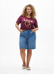 T-shirt med tryck, R&ouml;d, Model image number 1