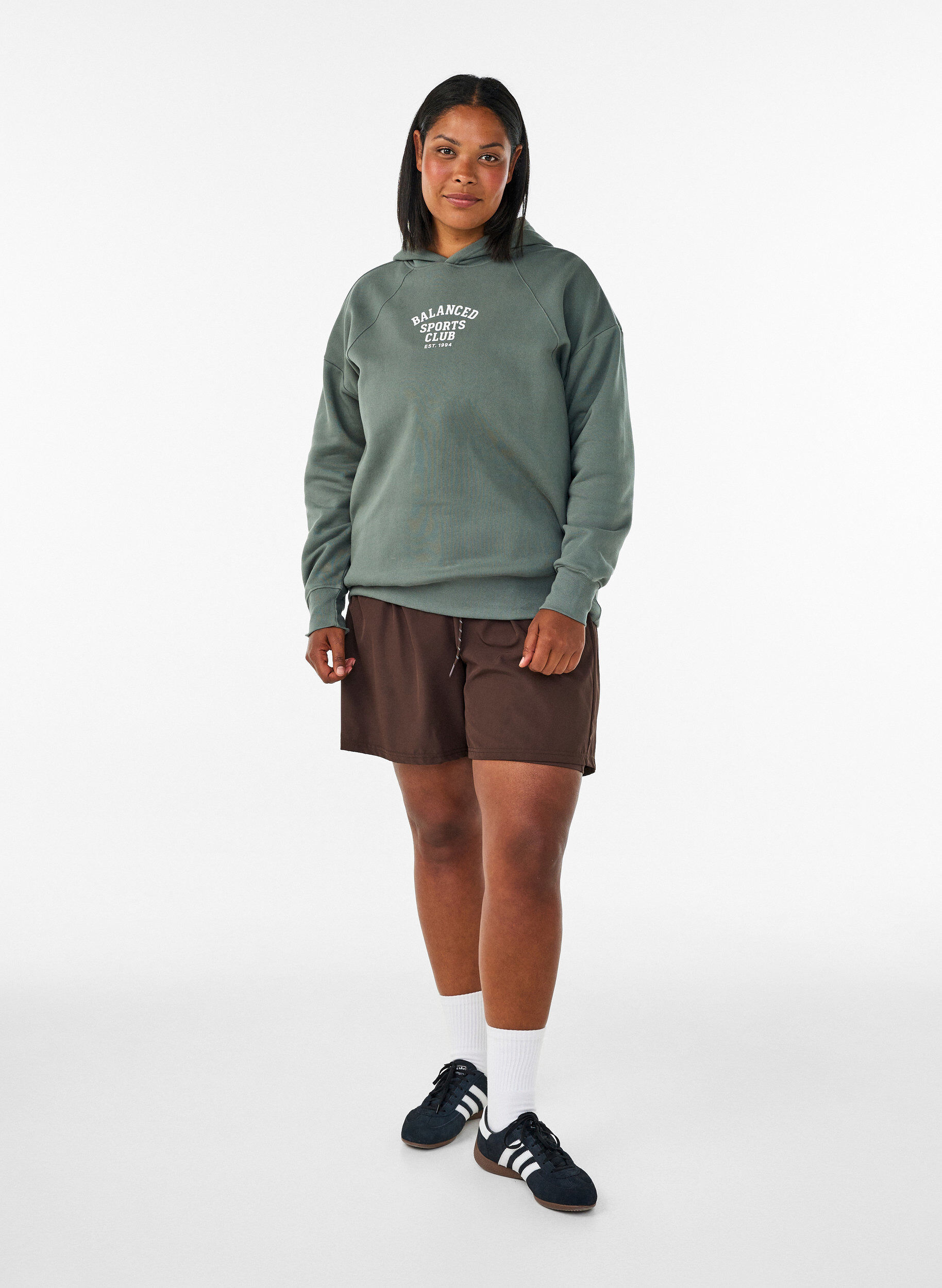 ZizziHuvtr&ouml;ja med tryck p&aring; br&ouml;stet, Gr&ouml;n, Model image number 1