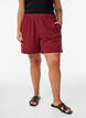 L&ouml;st sittande shorts med fickor, M&ouml;rk Bordeaux, Model image number 3