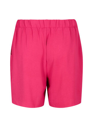 Shorts med fickor och resår i midjan, Pink Peacock, Packshot image number 1