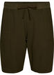 L&ouml;sa shorts i bomull med fickor, Gr&ouml;n, Packshot image number 0