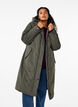 Parkas med huva och justerbar midja, Black Olive, Model image number 0
