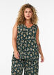 Culottebyxor med tryck, Svart, Model image number 0