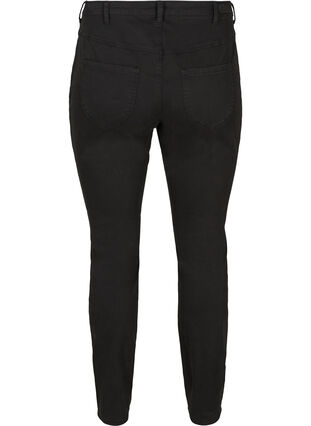 Högmidjade extra slim Nille jeans , Black, Packshot image number 1