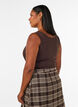 Figurn&auml;ra baslinne i ett sl&auml;tt material, Brun, Model image number 2