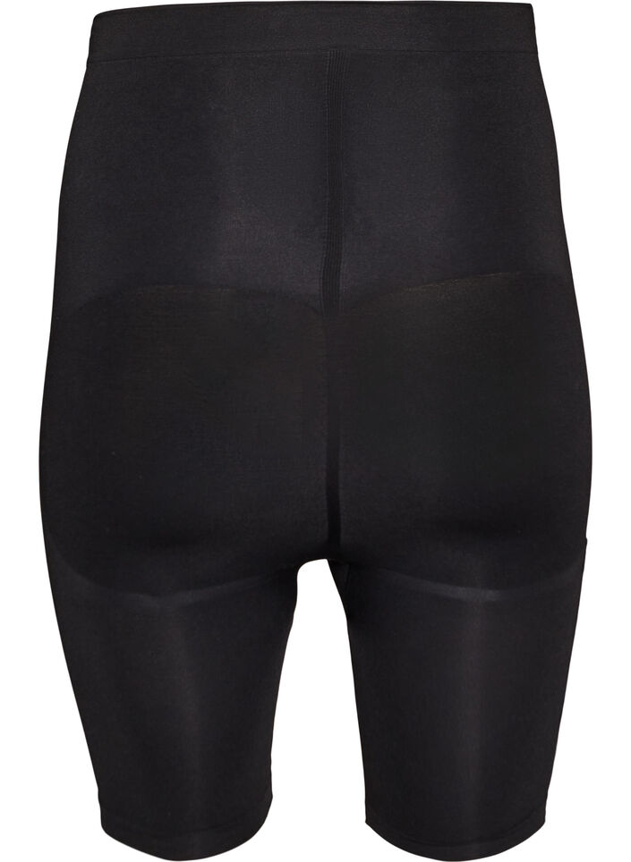Shapewear-shorts med medium st&ouml;d och h&ouml;g midja, Svart, Packshot image number 1