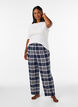 Rutiga pyjamasbyxor i bomull, Bl&aring;, Model image number 1