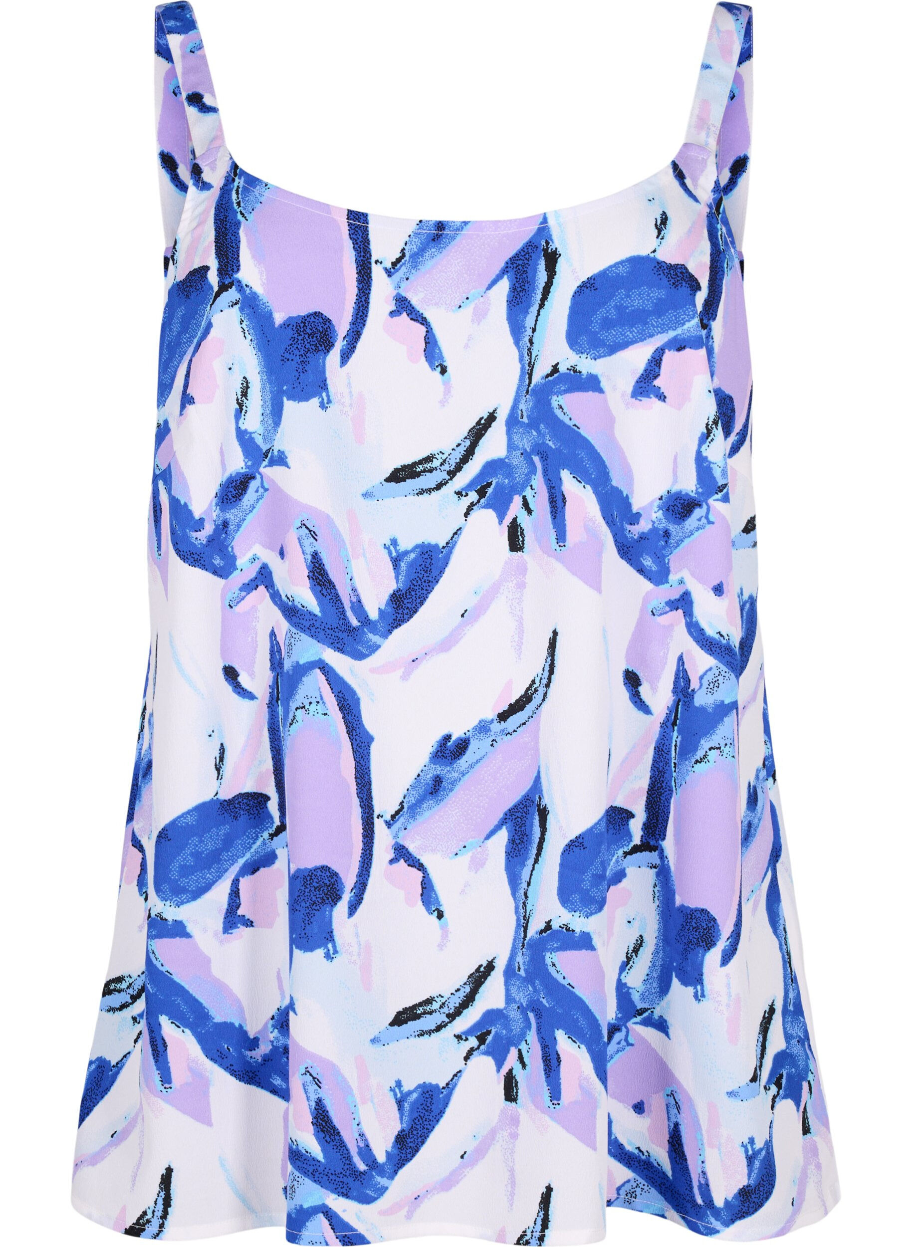 Zizzi FLASH - Topp med tryck, Snow White Flower, Packshot image number 0