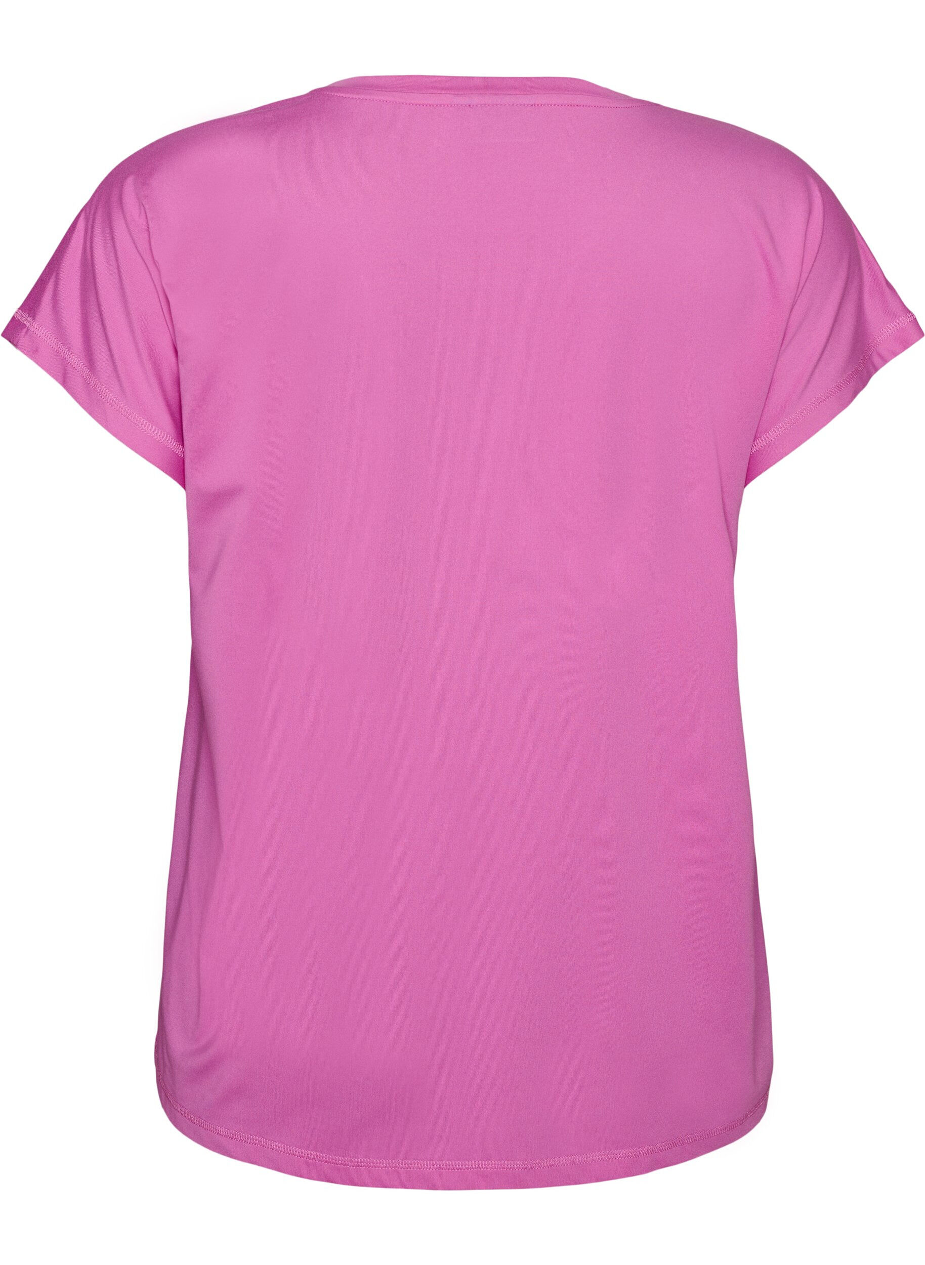 ZizziEnf&auml;rgad tr&auml;nings-T-shirt, Lila, Packshot image number 1