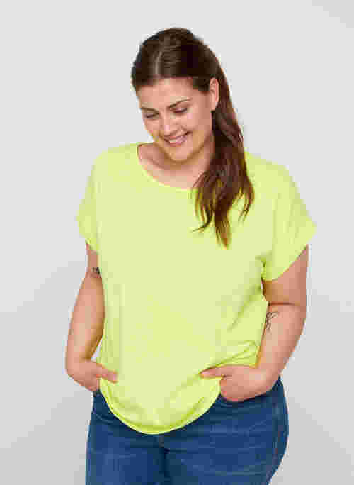 Neonfärgad t-shirt i bomull