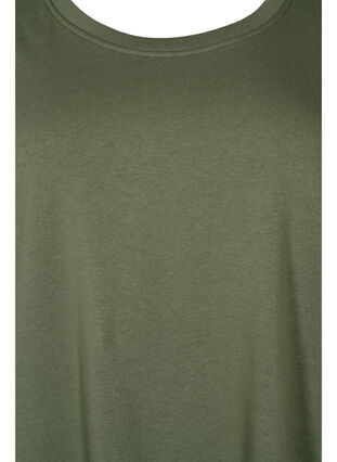 Sweatshirtklänning med korta ärmar och slits, Thyme, Packshot image number 2
