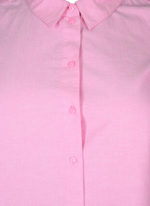 Långärmad bomullsskjorta, Pink Frosting, Packshot image number 2