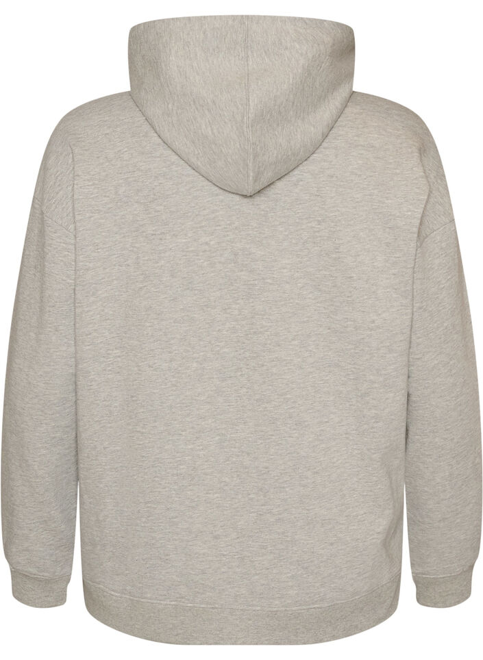 Huvtr&ouml;ja med broderat motiv, Gr&aring;, Packshot image number 1