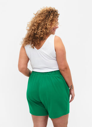 Shorts med fickor och lös passform, Jolly Green, Model image number 1