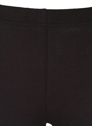 3/4 leggings med knappar, Black, Packshot image number 2