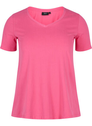 Basis t-shirt, Fandango Pink, Packshot image number 0