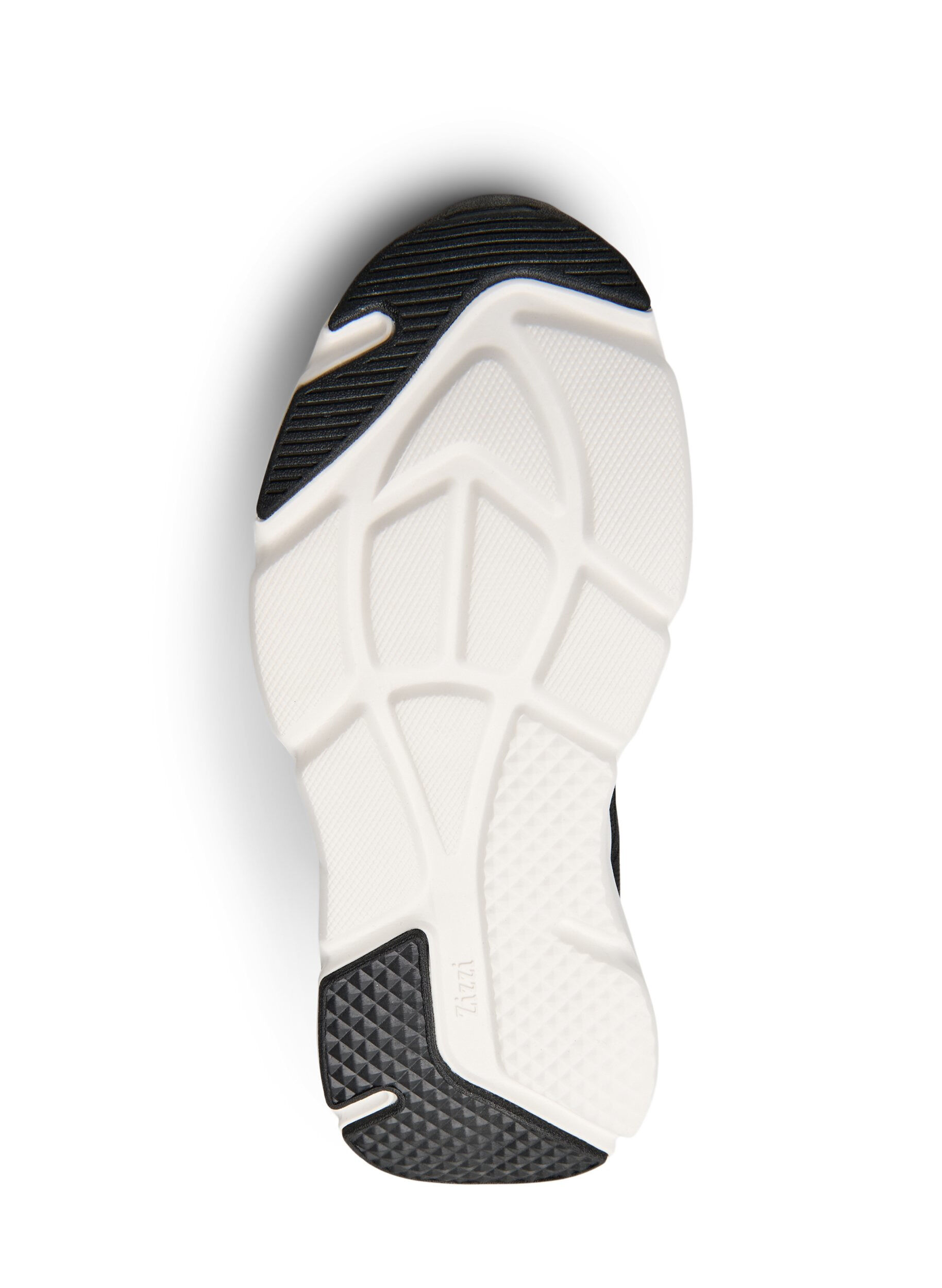 Zizzi Wide fit - Bekv&auml;ma sneakers med st&ouml;td&auml;mpande sula, Svart, Packshot image number 3