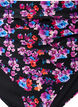 Bikinitrosa med h&ouml;g midja och m&ouml;nster, Lila, Packshot image number 2
