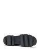 Chelseaboots med chunky sula och ribbade paneler, Svart, Packshot image number 5