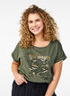 T-shirt med djurprint och text, Thyme W. Wild, Model image number 0