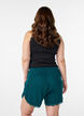 L&ouml;sa nattshorts med ribbstickad textur och spetskant, Gr&ouml;n, Model image number 2