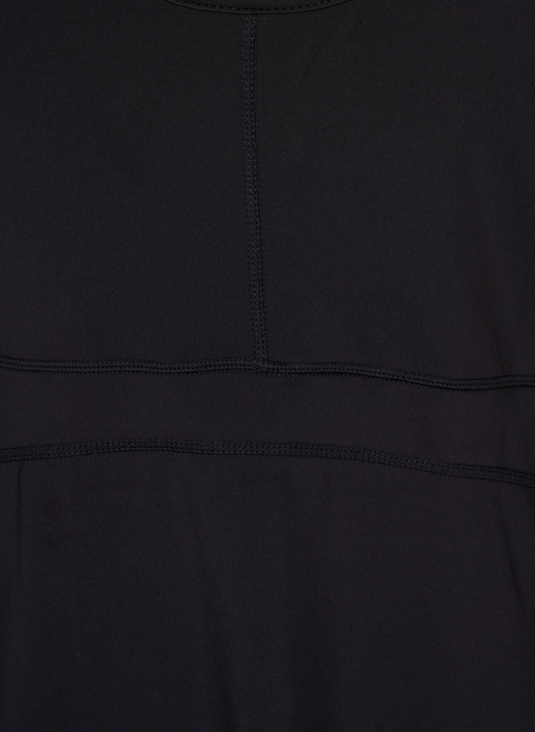 Zizzi Padelkl&auml;nning med innertights, Black, Packshot image number 3