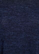 L&aring;ng&auml;rmad blus med textur, Bl&aring;, Packshot image number 2