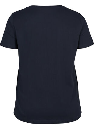 Kortärmad t-shirt med tryck, Night Sky, Packshot image number 1
