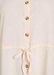 Maxiklänning med knappar och knytskärp, Vanilla, Packshot image number 2