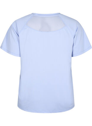 Tränings-T-shirt med nätrygg, Zen Blue, Packshot image number 1