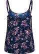 FLASH - Topp med tryck, Navy Rose Flower, Packshot image number 1