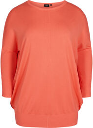 Stickad blus, Living Coral