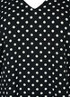 V-ringad topp med tryck , Black Dot, Packshot image number 2