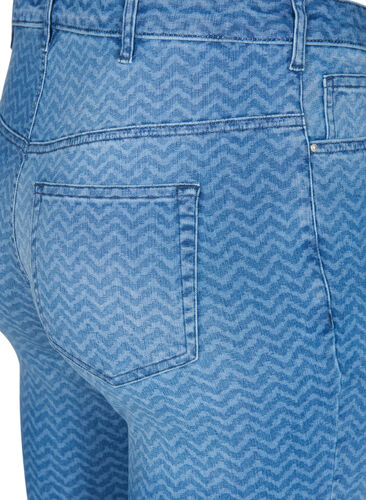 Mönstrade Amy jeans med hög midja, Ethnic Pri, Packshot image number 3