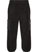 Joggers i fleece med cargofickor, Svart, Packshot image number 1