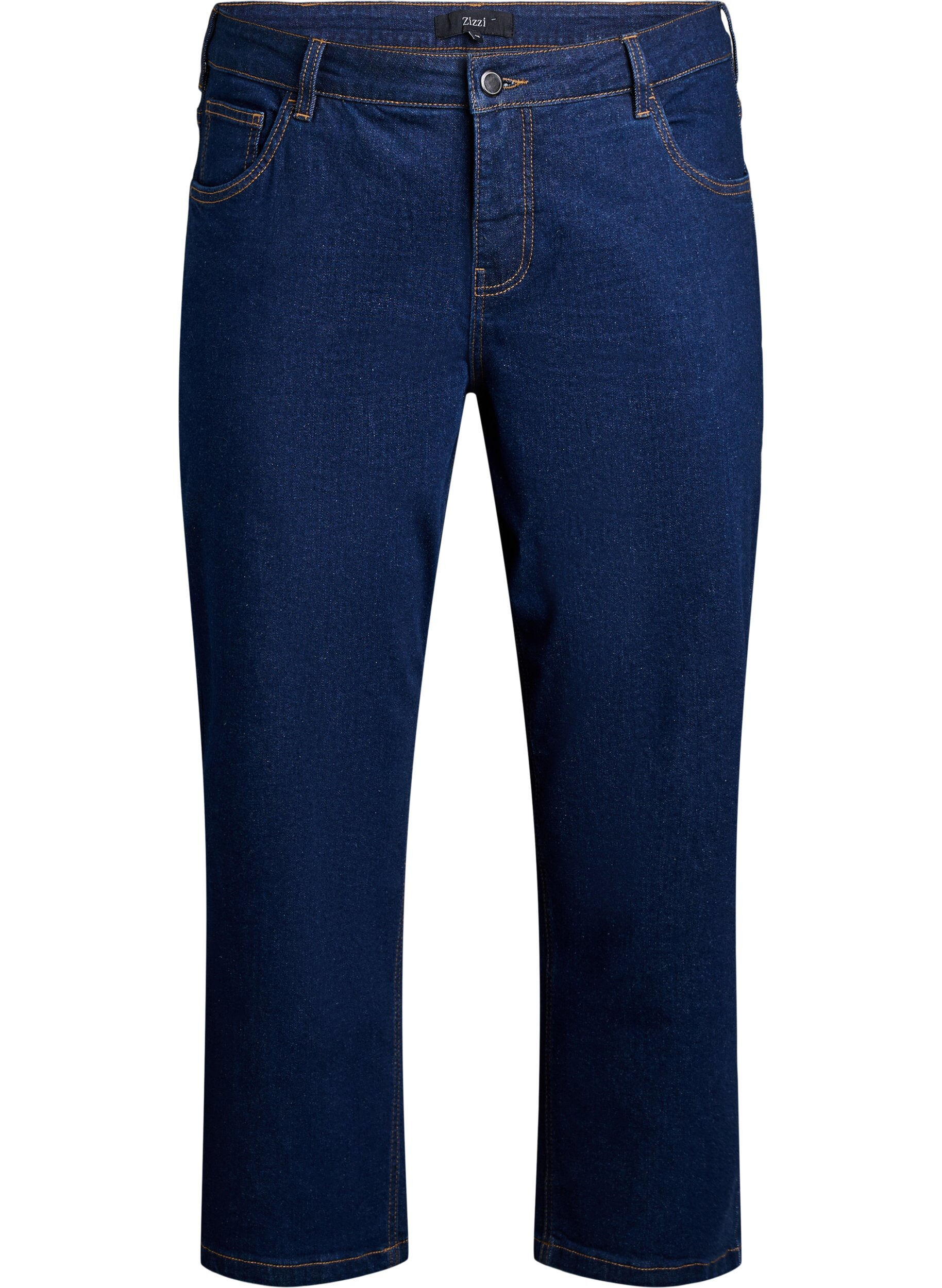 Croppade Vera-jeans med raka ben