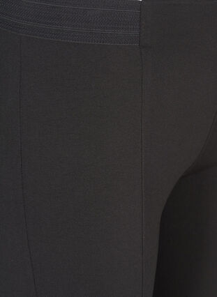 Klassiska enfärgade leggings, Black, Packshot image number 3
