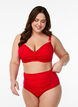 Bikinitrosor med h&ouml;g midja, R&ouml;d, Model image number 0