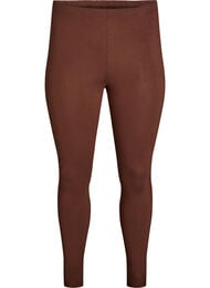 Basic leggings i viskos, Brun