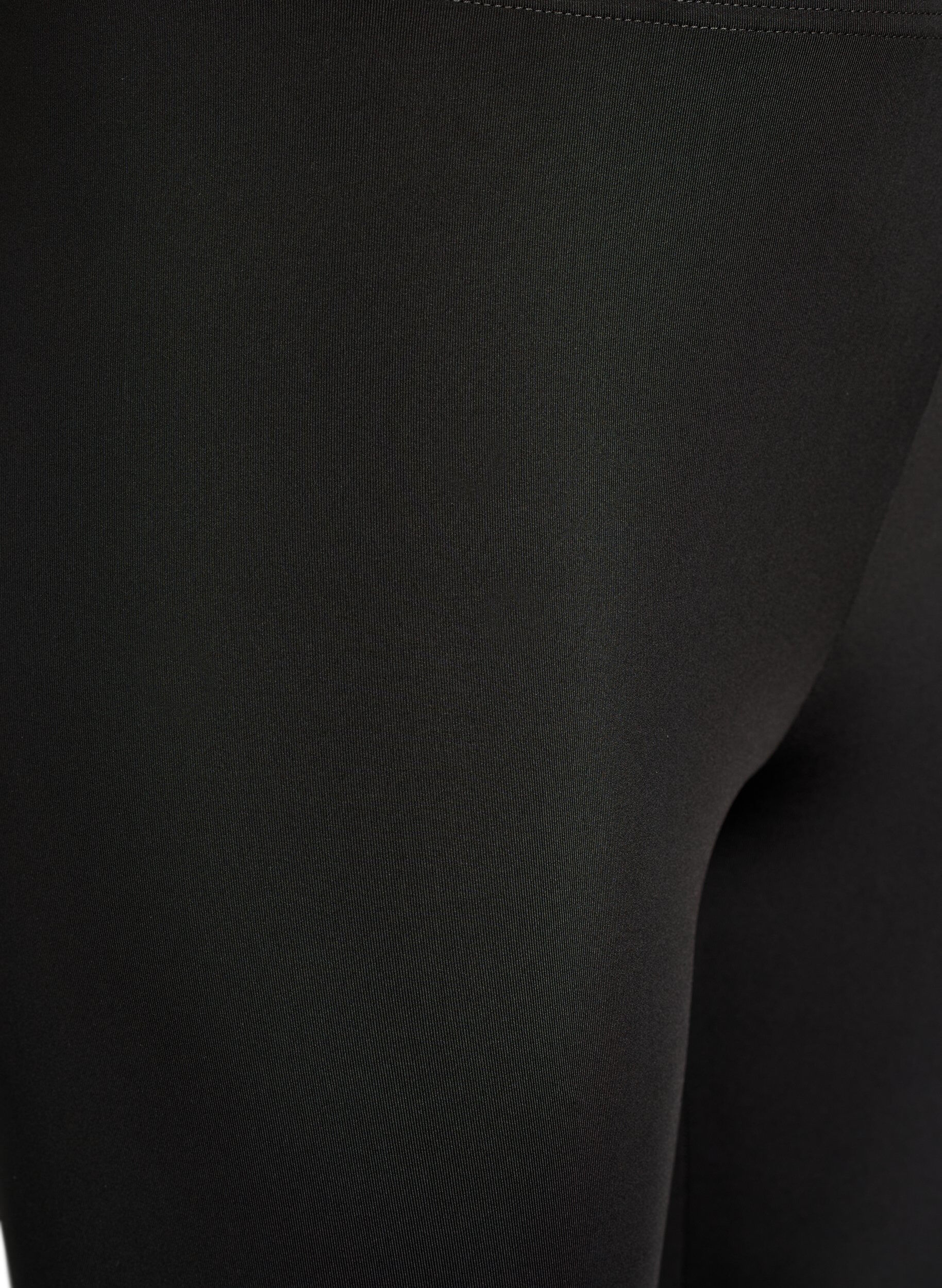 Zizzi 2-pack 3/4-l&aring;nga leggings, Svart, Packshot image number 3