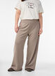 Byxor med vida ben, Beige, Model image number 2