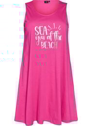 &Auml;rml&ouml;s a-linjeformad kl&auml;nning, Rosa