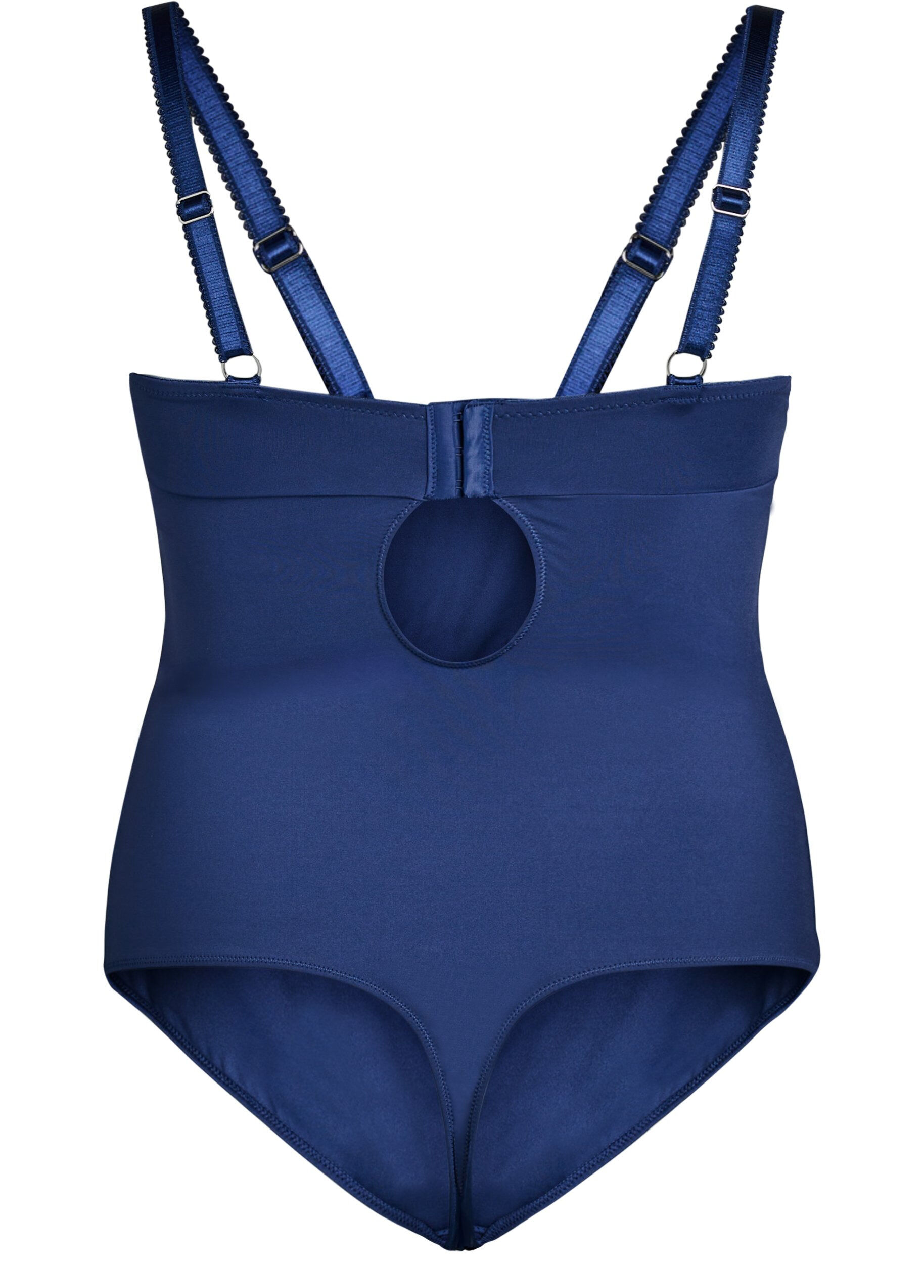 Zizzi Body med bygel och spets, Bl&aring;, Packshot image number 1