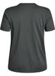 Enkel t-shirt i bomull med rund halsringning, Gr&ouml;n, Packshot image number 1