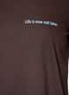 T-shirt med tryck, Brun, Packshot image number 2