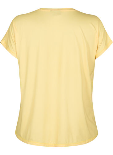 Kortärmad t-shirt för träning, Lemon Meringue, Packshot image number 1