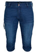 Slim fit capri-jeans med fickor, Blå, Packshot image number 0