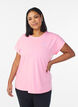 Enf&auml;rgad tr&auml;nings-T-shirt, Rosa, Model image number 0